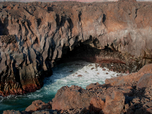 Los Hervideros en Lanzarote